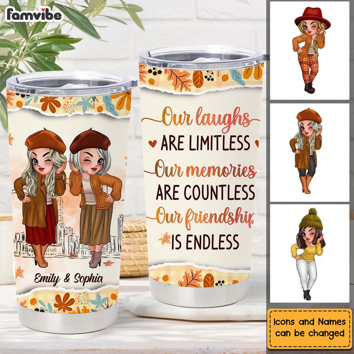 Personalized Gift For Friend Fall Vibes Our Friendship Full Printed Tumbler 33872 1