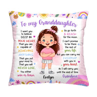 Personalized Gift For Granddaughter I Want You To Believe Pillow 33878 thumb 1