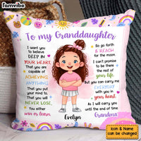Personalized Gift For Granddaughter I Want You To Believe Pillow 33878 thumb 1
