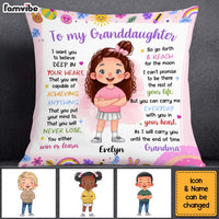 Personalized Gift For Granddaughter I Want You To Believe Pillow 33878 thumb 1