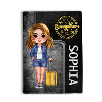 Personalized Gift For Traveling Lovers It's On My List Passport Cover 33882 thumb 1
