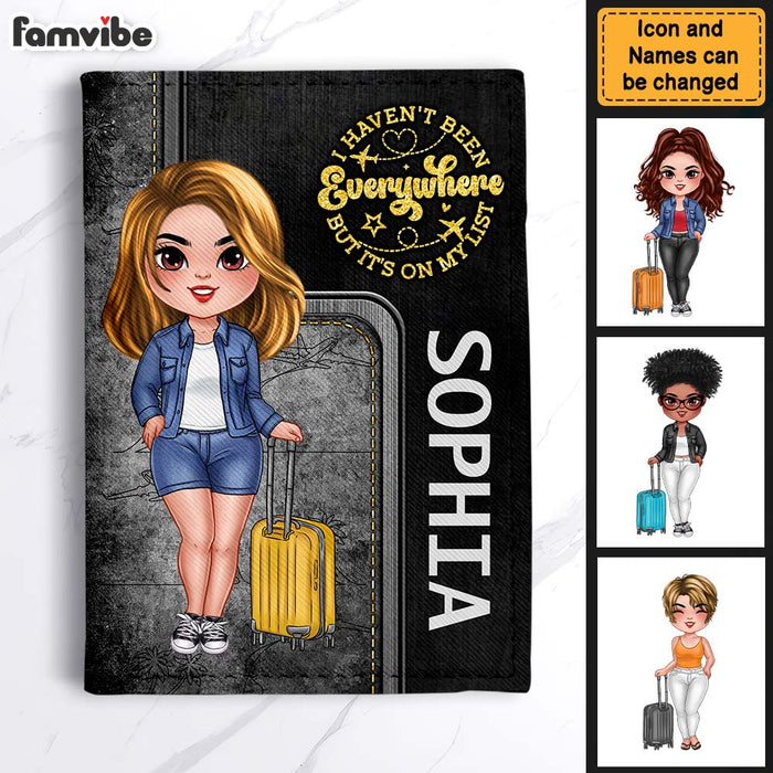 Personalized Gift For Traveling Lovers It's On My List Passport Cover 33882 1
