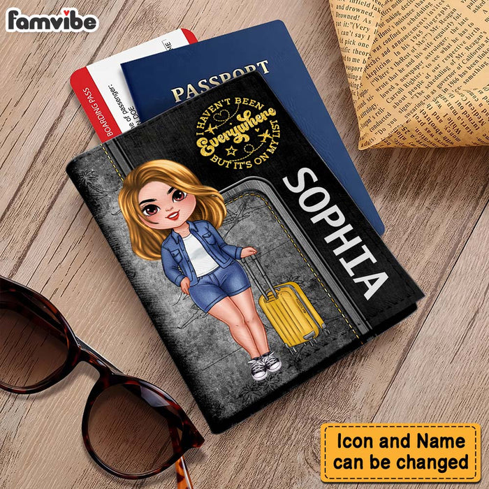 Personalized Gift For Traveling Lovers It's On My List Passport Cover 33882 1