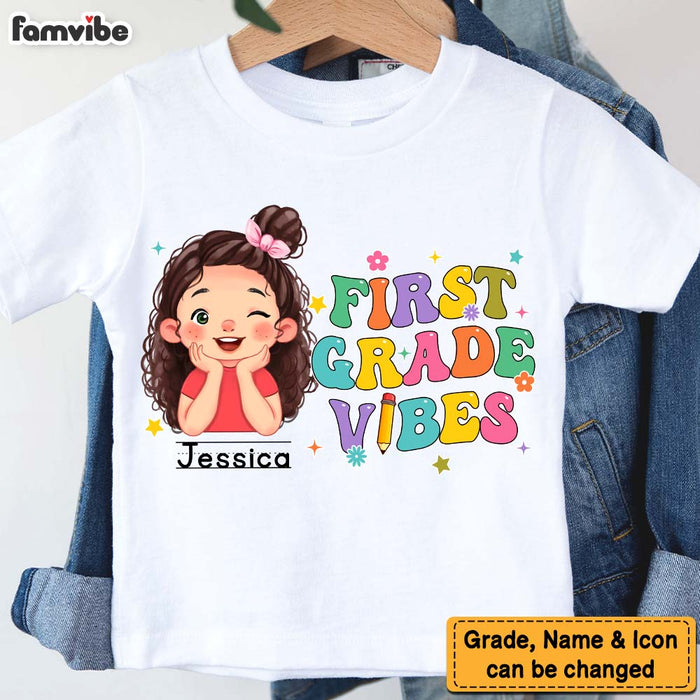 Personalized Gift For Daughter School Vibes Kid T Shirt - Kid Hoodie - Kid Sweatshirt 33883 1