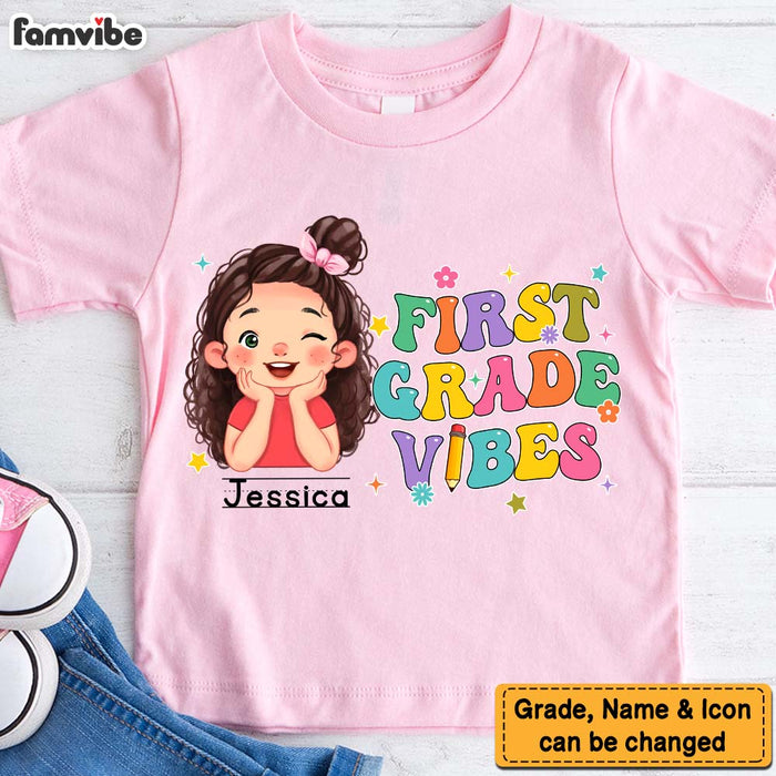 Personalized Gift For Daughter School Vibes Kid T Shirt - Kid Hoodie - Kid Sweatshirt 33883 1