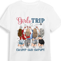 Summer Girls Trip Cheaper Than Therapy - Personalized T Shirt Shirt - Hoodie - Sweatshirt 33885 thumb 1