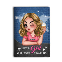 Personalized Gift For Girl Who Loves Traveling Passport Cover 33886 thumb 1