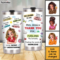 Personalized Teacher Thank You Steel Tumbler 33903 thumb 1