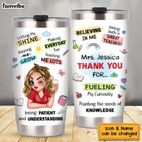 Personalized Teacher Thank You Steel Tumbler 33903 thumb 1