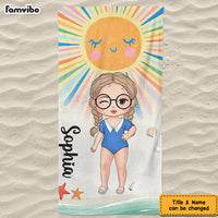 Personalized Summer Kids Beach Towel 33906 thumb 1