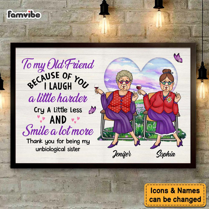 Personalized Gift For Friends Smile A Lot More Poster 33923 1