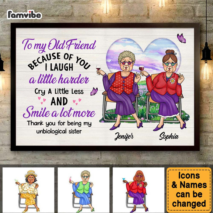 Personalized Gift For Friends Smile A Lot More Poster 33923 1