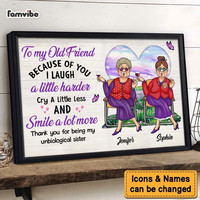 Personalized Gift For Friends Smile A Lot More Poster 33923 1