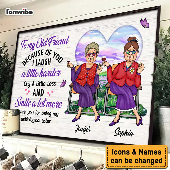 Personalized Gift For Friends Smile A Lot More Poster 33923 1