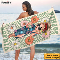Personalized For Family Retro Multi Style Beach Towel 33927 thumb 1