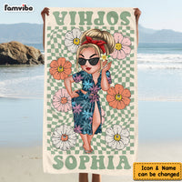 Personalized For Family Retro Multi Style Beach Towel 33927 thumb 1