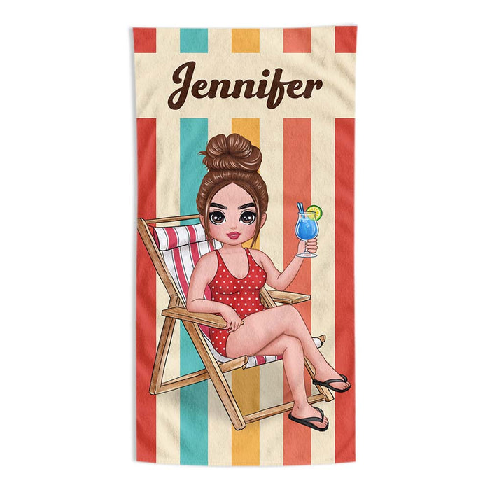 Personalized Gift For Traveling Lovers Beach Towel 33929 1