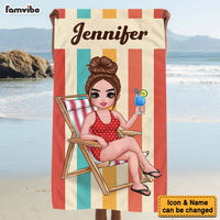 Personalized Gift For Traveling Lovers Beach Towel 33929 thumb 1