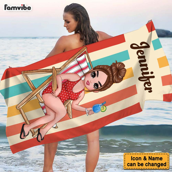 Personalized Gift For Traveling Lovers Beach Towel 33929 1