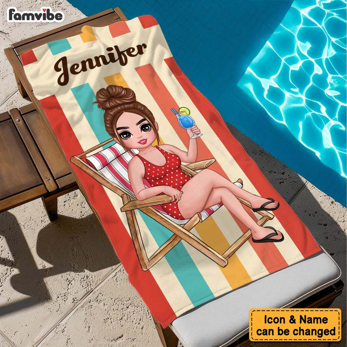 Personalized Gift For Traveling Lovers Beach Towel 33929 1