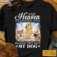 Personalized Custom Photo Memorial Heaven Beautiful Place Shirt - Hoodie - Sweatshirt 33930 thumb 1