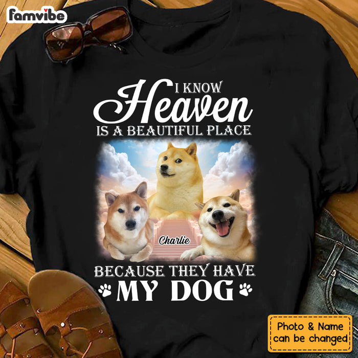 Personalized Custom Photo Memorial Heaven Beautiful Place Shirt - Hoodie - Sweatshirt 33930 1