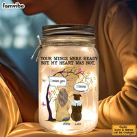 Personalized Memorial Gift For Loss Of Dog Shine In My Heart Mason Jar Light 33932 thumb 1