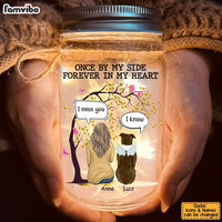 Personalized Memorial Gift For Loss Of Dog Shine In My Heart Mason Jar Light 33932 thumb 1