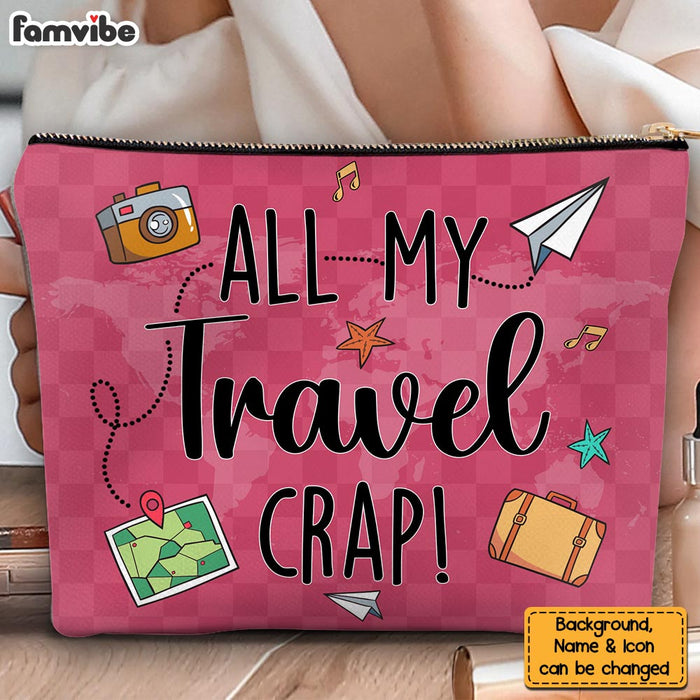 Personalized Gift For Traveling Lovers Cosmetic Bag 33933 1