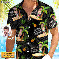 Personalized Photo Retired Not My Problem Anymore Hawaiian Shirt 33936 thumb 1