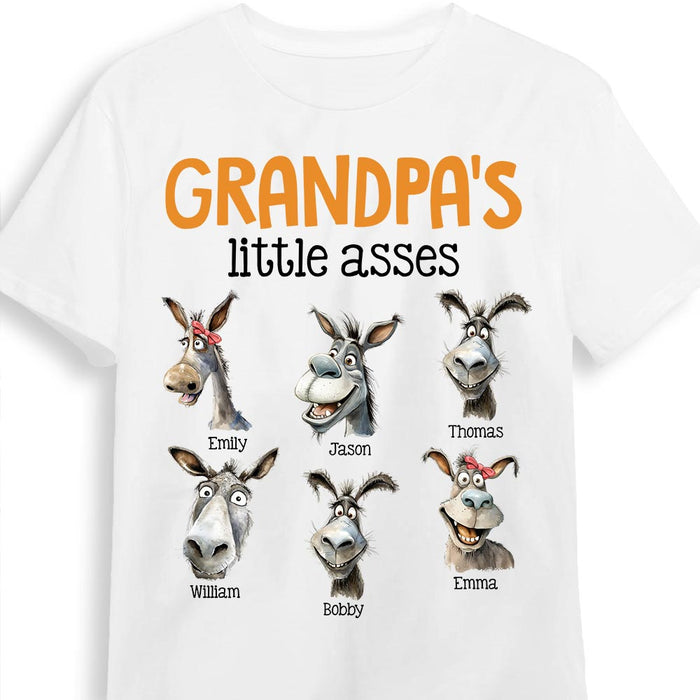 Personalized Gift for Grandpa Little Asses Shirt - Hoodie