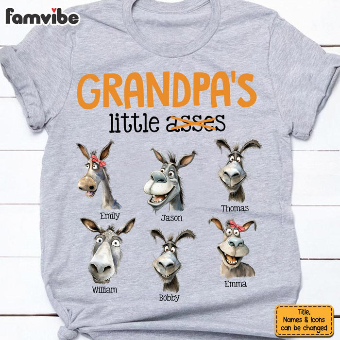 Personalized Gift for Grandpa Little Asses Shirt - Hoodie - Sweatshirt 33938 1