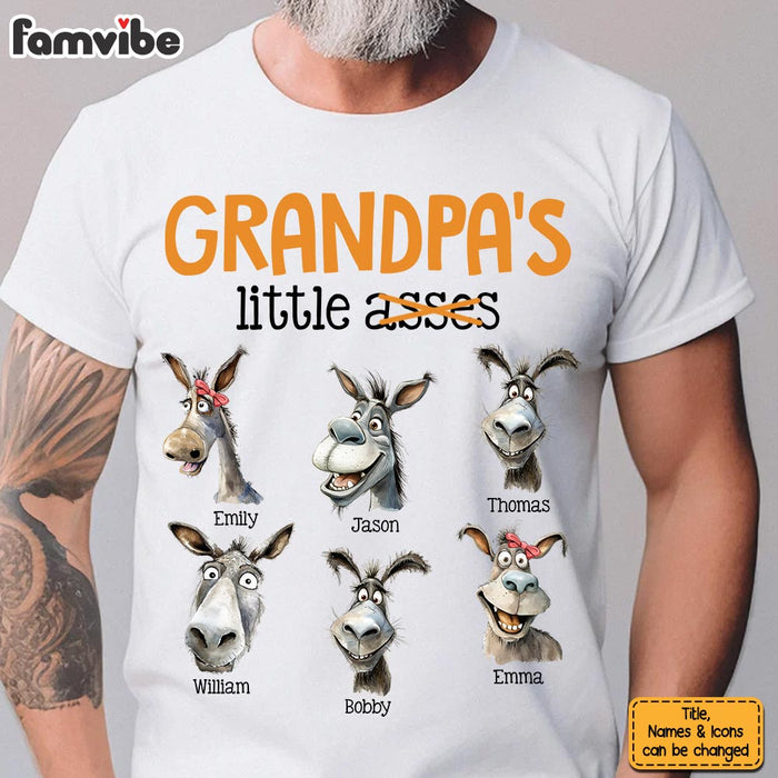 Personalized Gift for Grandpa Little Asses Shirt - Hoodie - Sweatshirt 33938 1