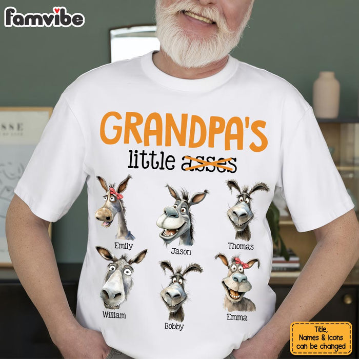 Personalized Gift for Grandpa Little Asses Shirt - Hoodie - Sweatshirt 33938 1