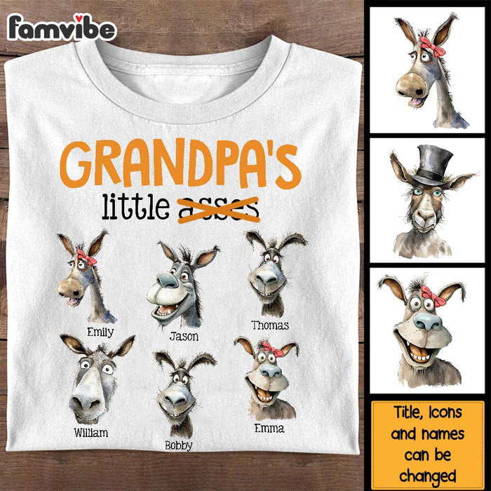 Personalized Gift for Grandpa Little Asses Shirt - Hoodie - Sweatshirt 33938 1
