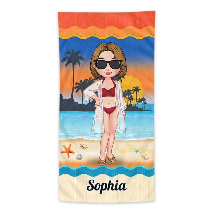 Personalized Traveling Beach Poolside Swimming Picnic Vacation Beach Towel 33950 1