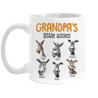 Personalized Gift for Grandpa Little Asses Mug 33954 thumb 1