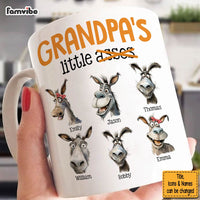 Personalized Gift for Grandpa Little Asses Mug 33954 thumb 1