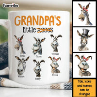 Personalized Gift for Grandpa Little Asses Mug 33954 thumb 1