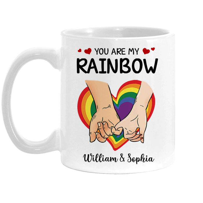 Personalized You Are My Rainbow Pride Mug 33966 1