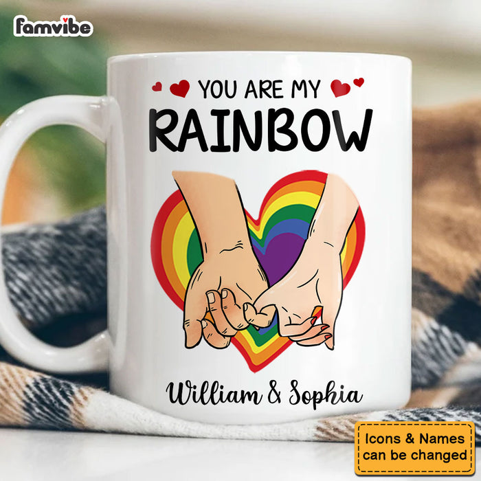 Personalized You Are My Rainbow Pride Mug 33966 1