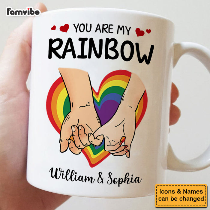 Personalized You Are My Rainbow Pride Mug 33966 1