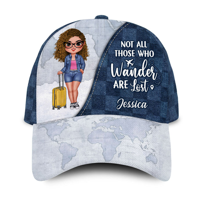 Personalized For Travel Lovers Not All Those Who Wander Are Lost Cap 33973 1
