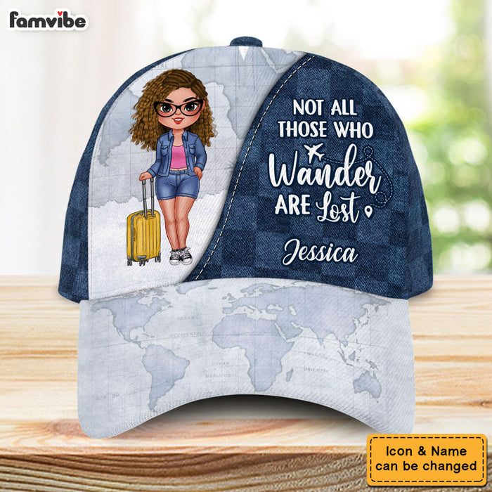 Personalized For Travel Lovers Not All Those Who Wander Are Lost Cap 33973 1