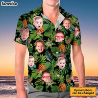 Personalized Gift For Grandpa Photo Custom Hawaiian Shirt 33974 thumb 1