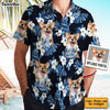 Personalized Gift For Dog Dad Lily Beach Photo Hawaiian Shirt 33975 1