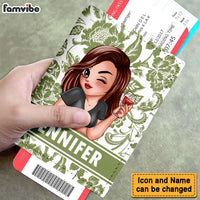 Personalized Gift For Traveling Lovers Floral Passport Cover 33976 thumb 1