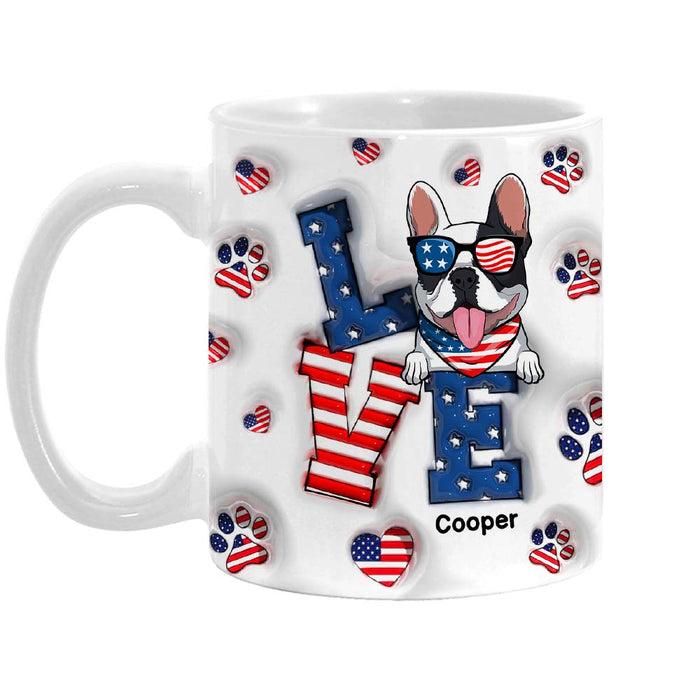 Personalized Gift For Dog Mom Dad 3D Inflated Effect Mug 33982 1