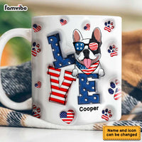 Personalized Gift For Dog Mom Dad 3D Inflated Effect Mug 33982 thumb 1