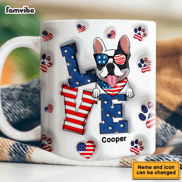 Personalized Gift For Dog Mom Dad 3D Inflated Effect Mug 33982 1